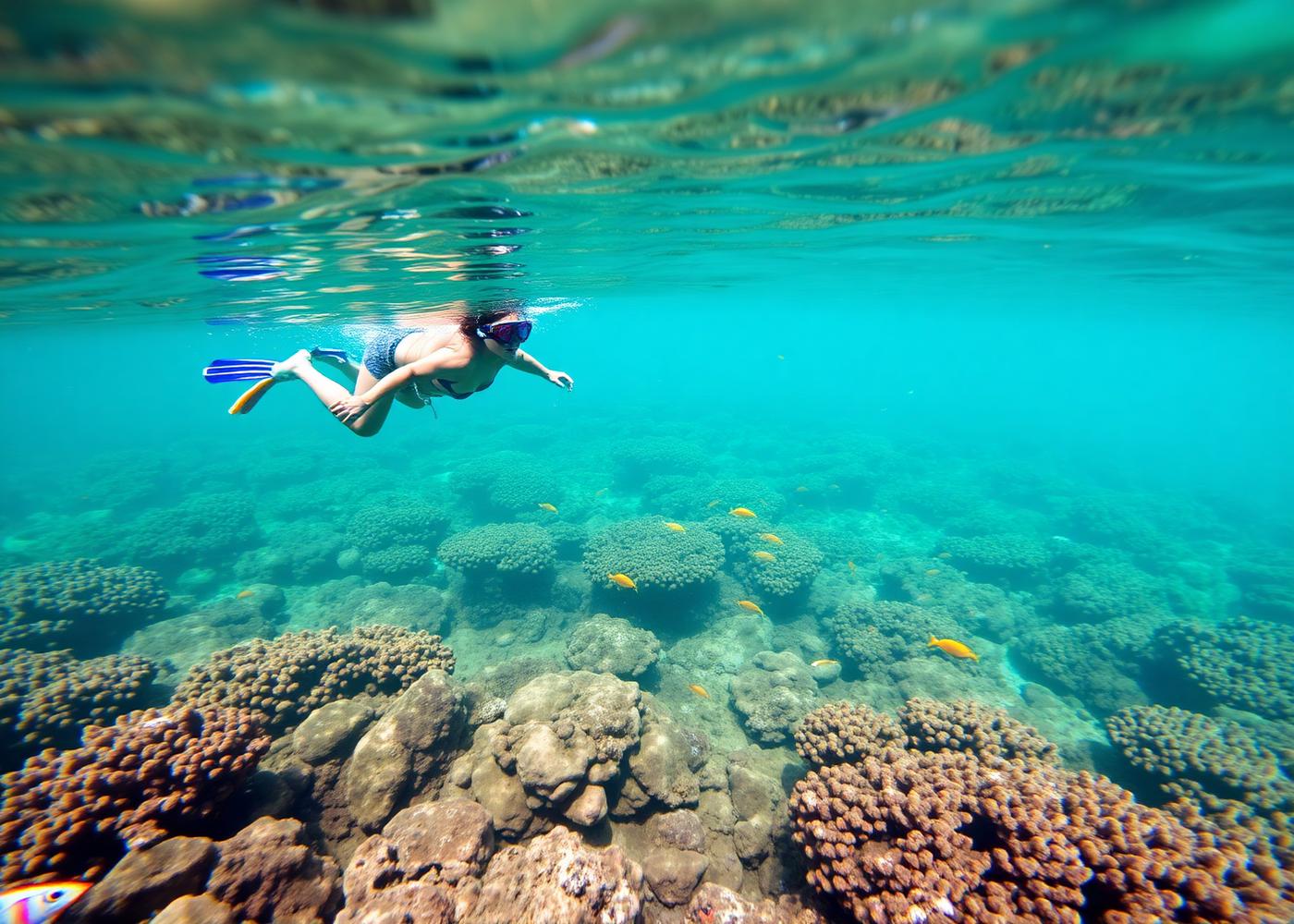 Snorkelling the Reef