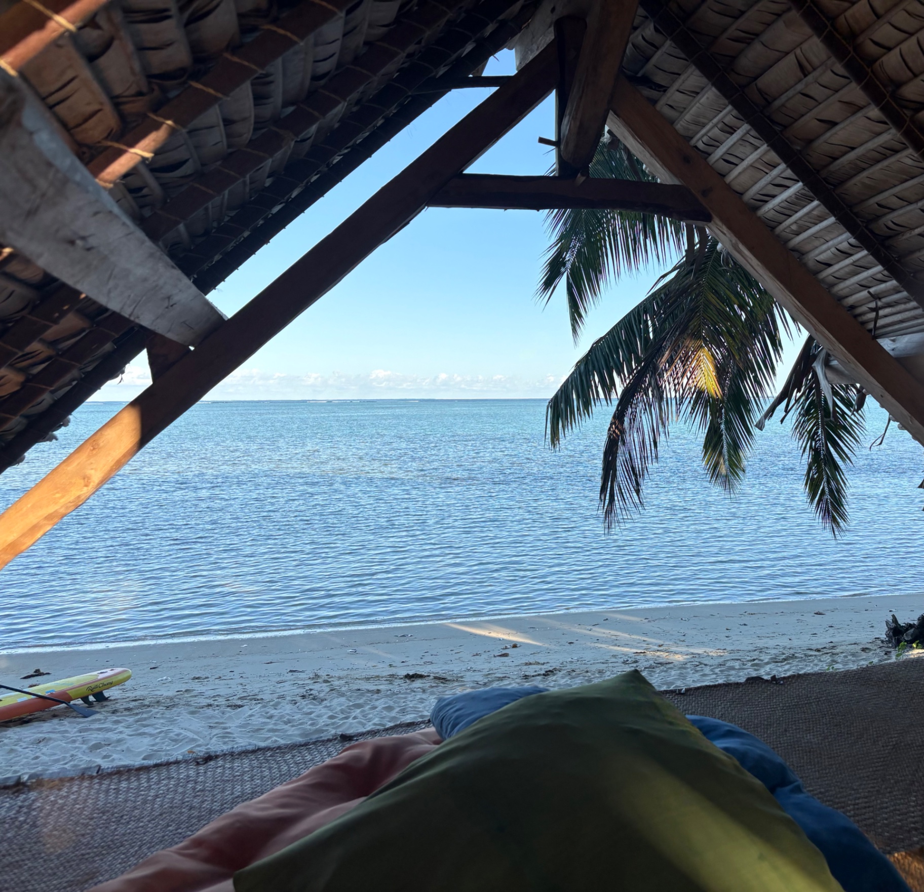 Relax or take a nap in our beach cabin
